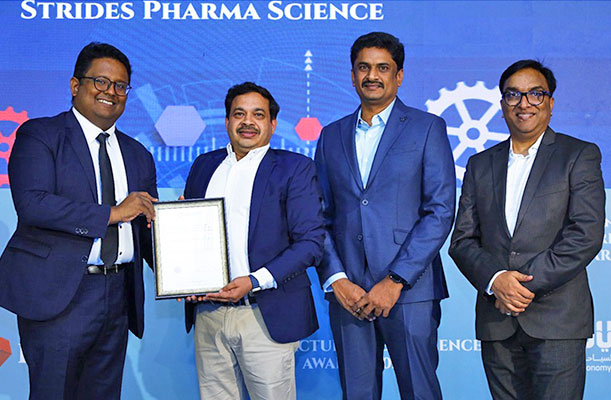 Strides honoured with the Manufacturing Excellence Award at the DET Hurun 2025